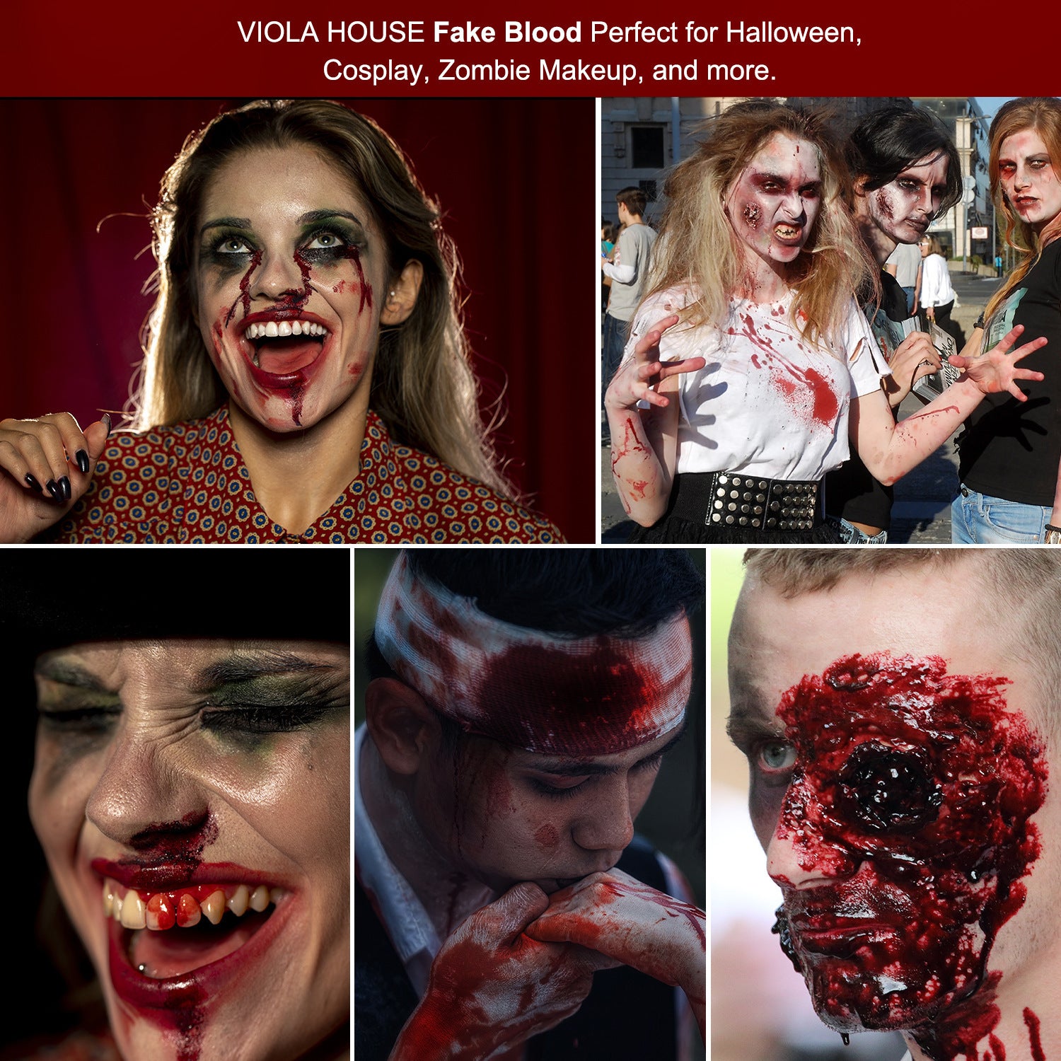 Halloween Plasma Spray Simulation Makeup Props Vampire Zombie Funny Makeup