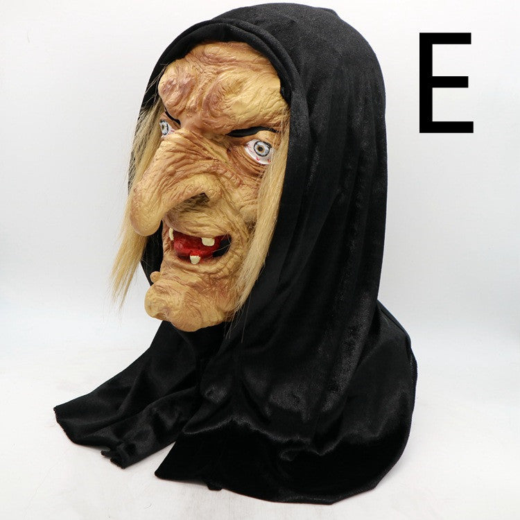 Halloween Latex Mask Headgear Makeup Performance Props