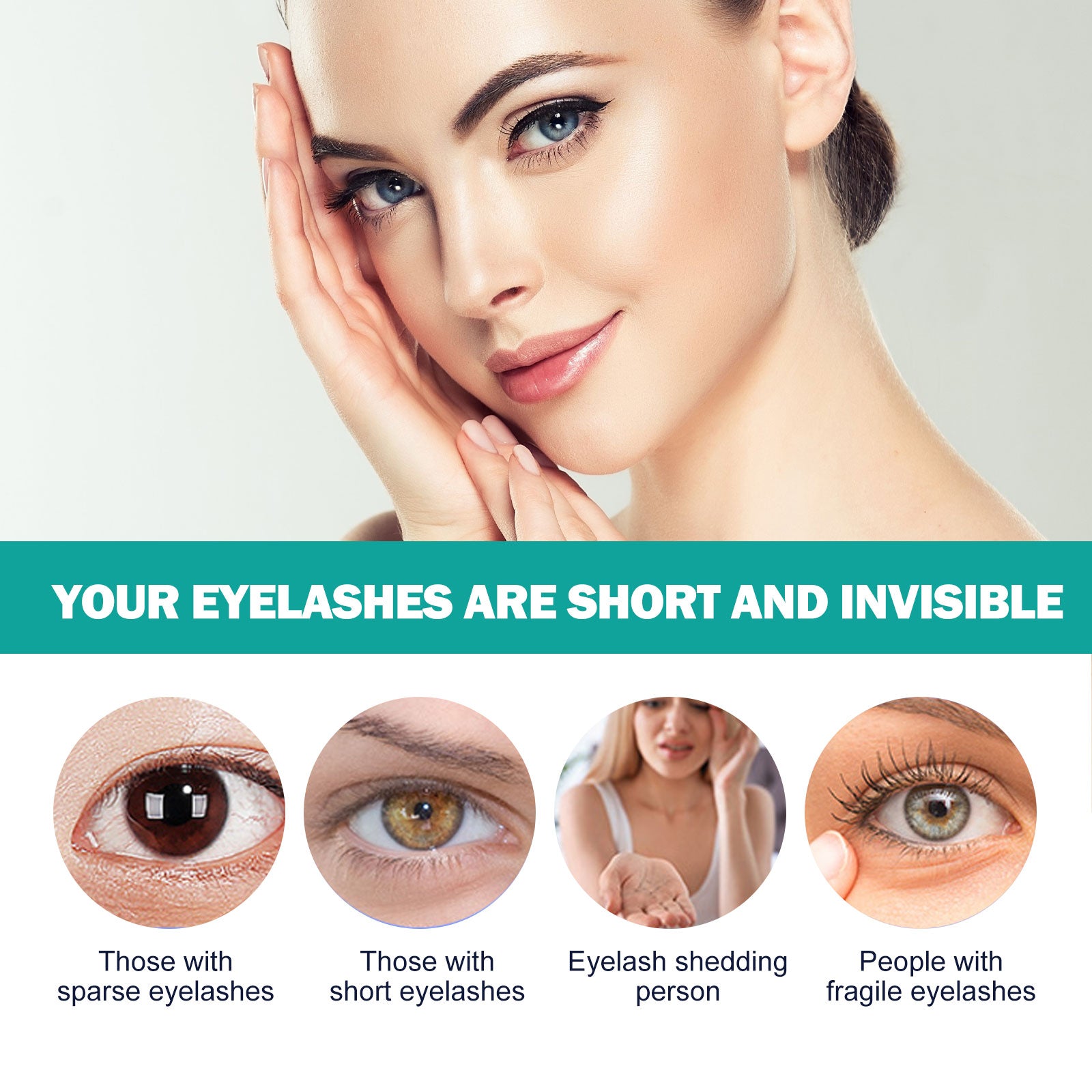 Eyelash Nourishing Oil, Natural Lengthening And Curling Volumizing Thick Mascara