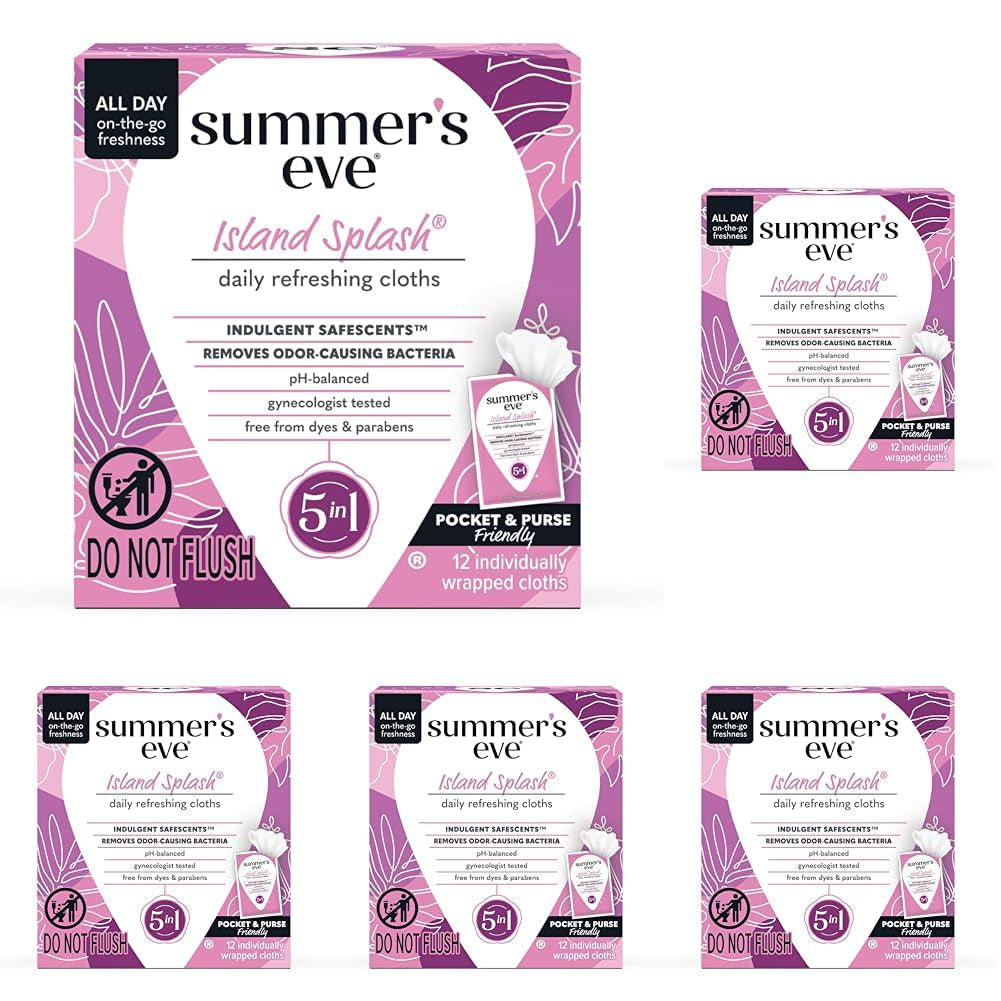 Fragrance Free Gentle Daily Feminine Wipes, Removes Odor, Ph Balanced, 16 Count