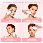 Anti Aging and Wrinkles Microcurrent Facial Device, Boost Skin Care Products Absorption - White