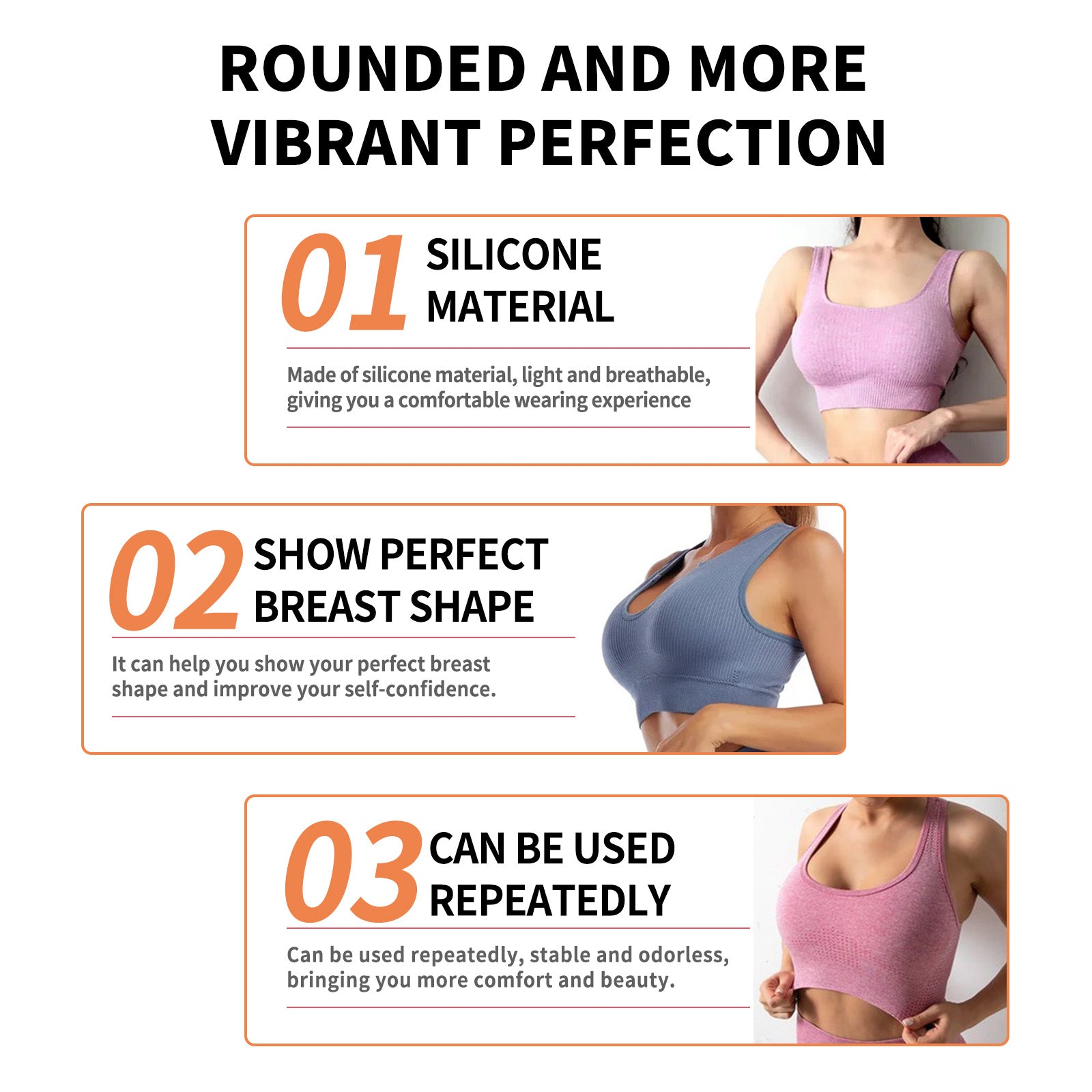 Instant Volum Esticky Inserts, Firming, Plump And Full Chest Pad Lifts Women's Breasts Firm And Prevents Sagging