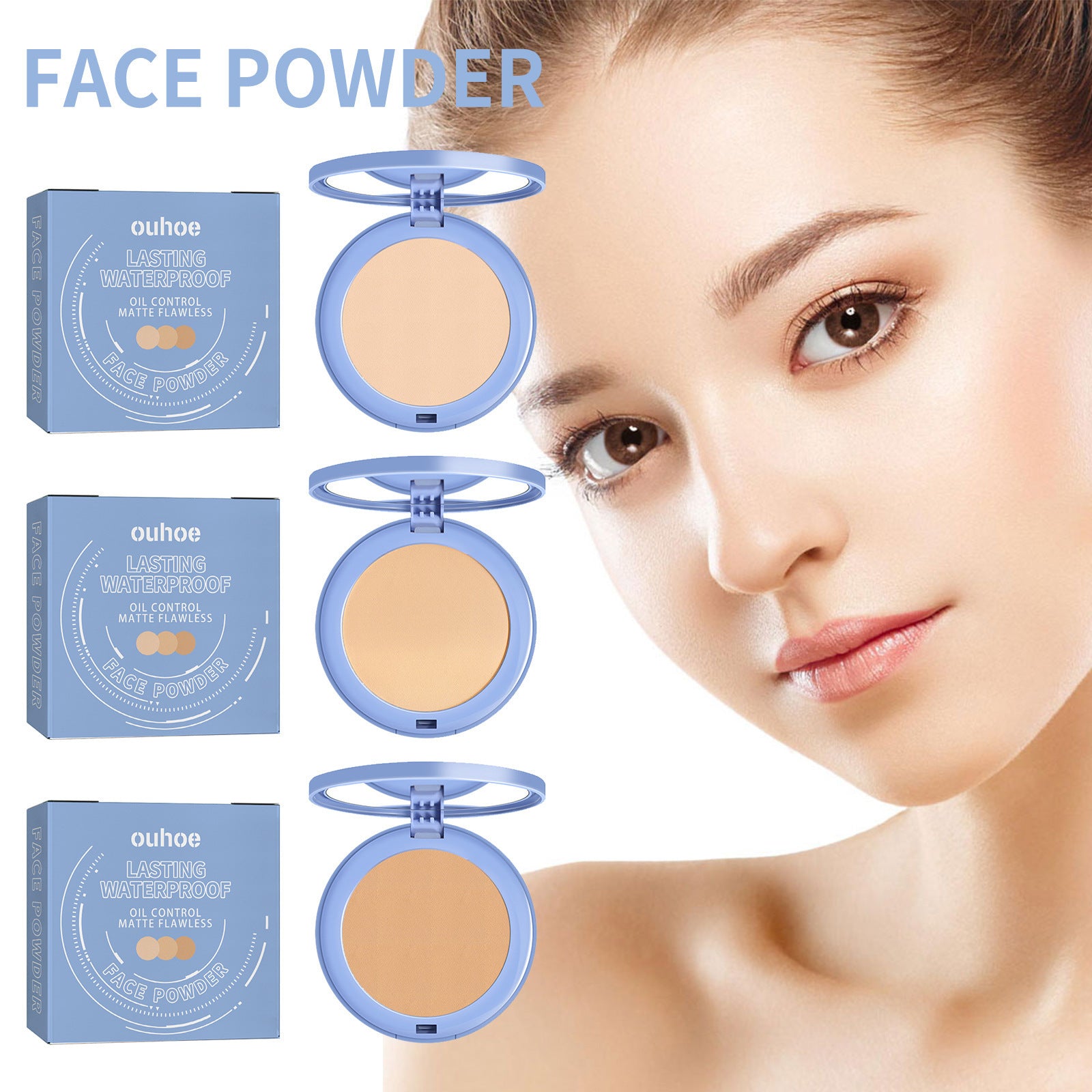 Not Easy To Makeup Flawless Long-lasting Natural Finishing Powder
