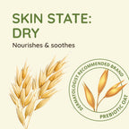 Daily Moisturizing Dry Skin Body Wash Soap, Prebiotic Oat Shower Gel, 18 Oz