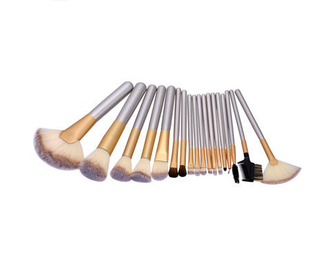 Beige Champagne Makeup Brush Suit