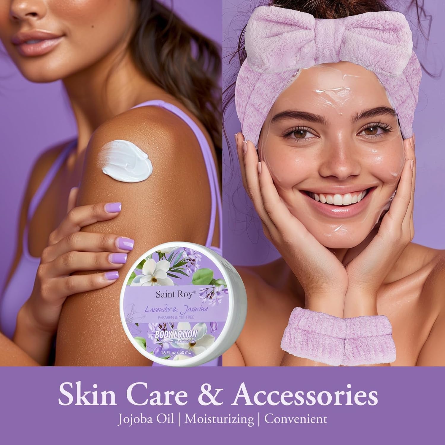 Mother'S Day Gift for Mom Spa Kit Gifts, Spa Gift Baskets for Women Get Well Gifts, 13Pcs Lavender Jasmine Luxury Spa Gift Set,Pamper Birthday Gifts for Women