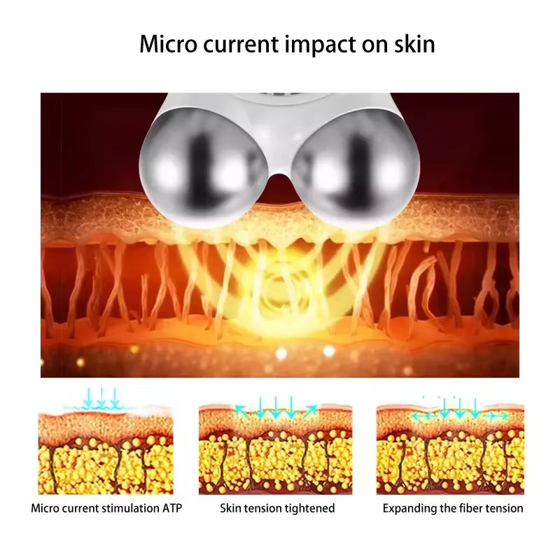 Ems Ion Facial Microcurrent Vshape Device Skin Massage