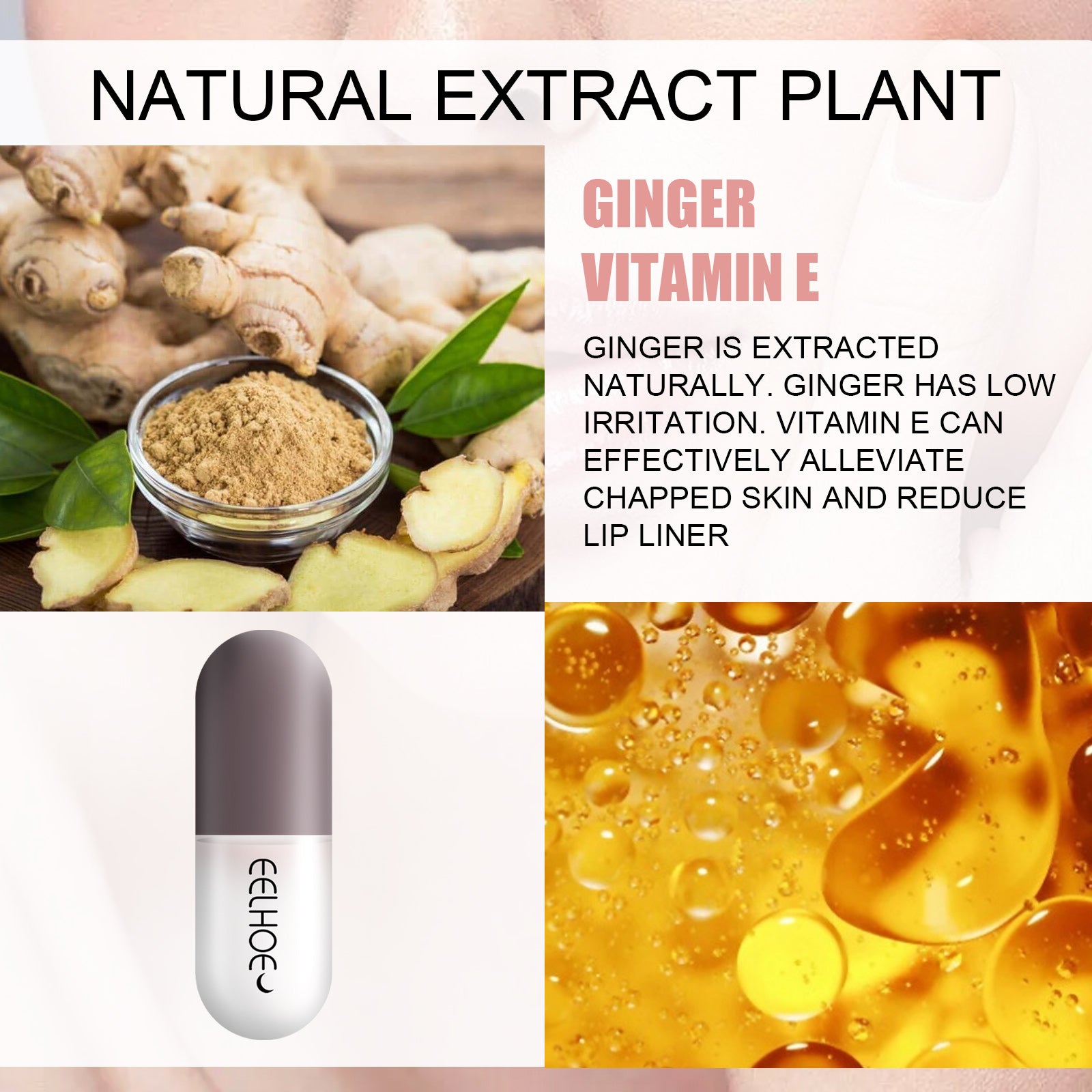 Day And Night Lip Moisturizing Capsule, Hydrates Increases Lip Elasticity And Volumizes Lip Duller Lip Plump Lip Liquid