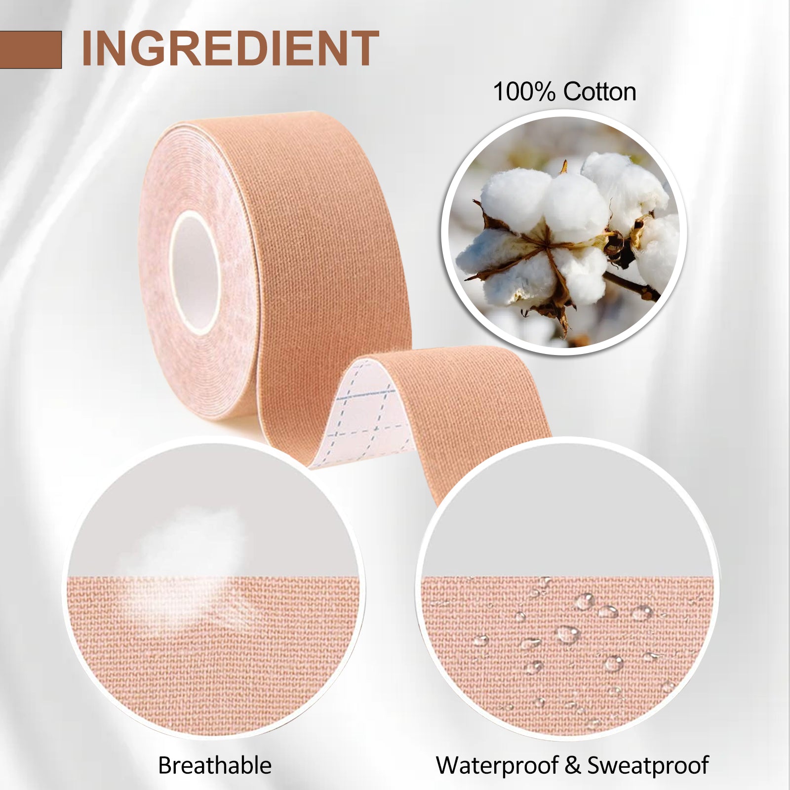 Myofascial Face Tightening Band, Face Anti-Sagging Lift Chin V-Shaped Face Breathable Face Lifting Tape