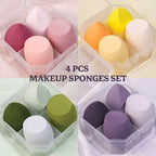 Beauty Eggs Set Seamless Smudging More Hygienic Prevents Bacteria Buildup Create A Flawless Makeup Look Beauty Egg Case 4pcs