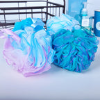 Bath Sponge 75G Exfoliating for Women and Men, Set of 4, Flower Color