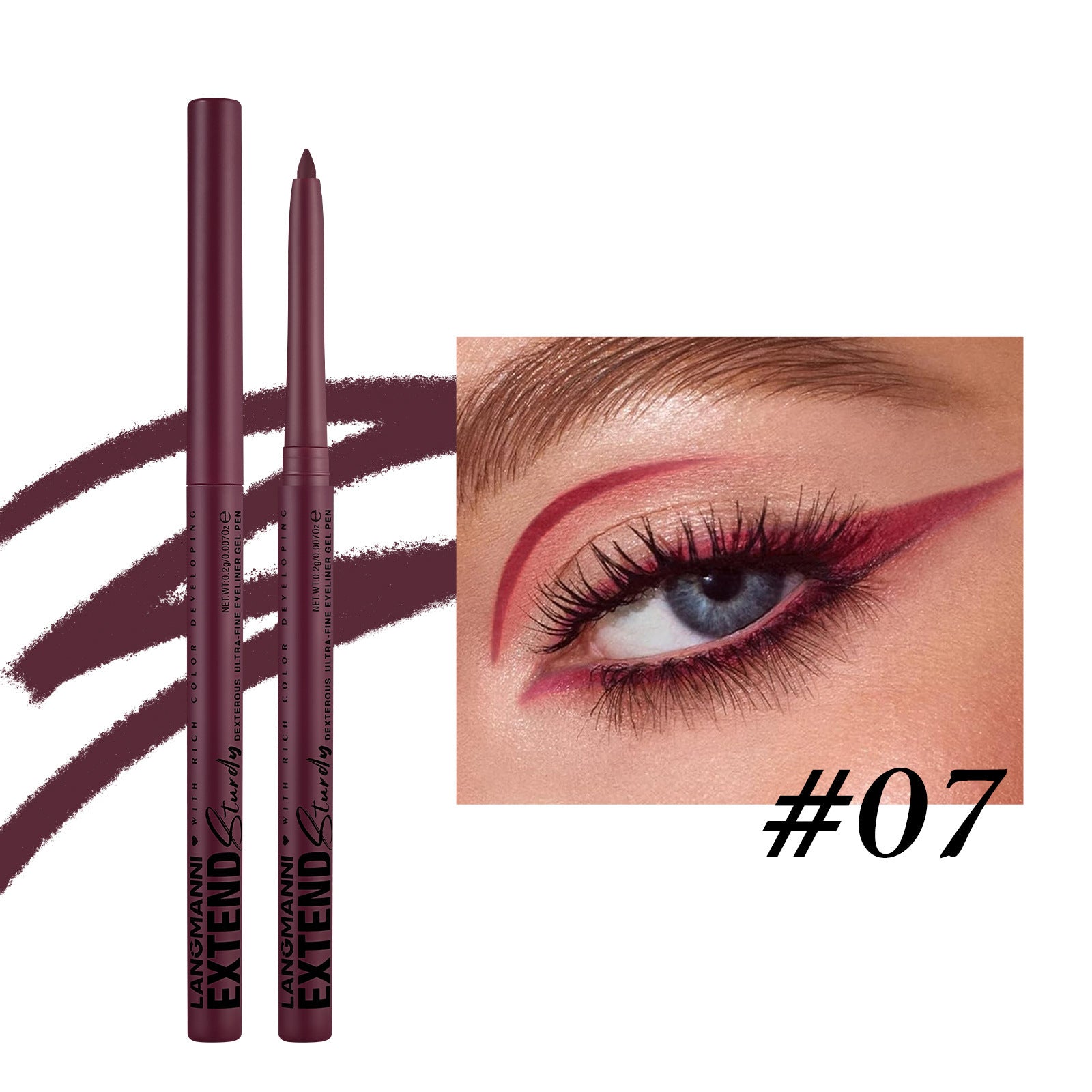 Colorful Gel Glitter Eyeliner Pencils Waterproof & Smudgeproof For Party, Halloween, Cosplay Makeup 12 Vibrant Shades