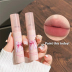 Butterfly Colored Box Suite Blush Necklace Matte Lip Mud