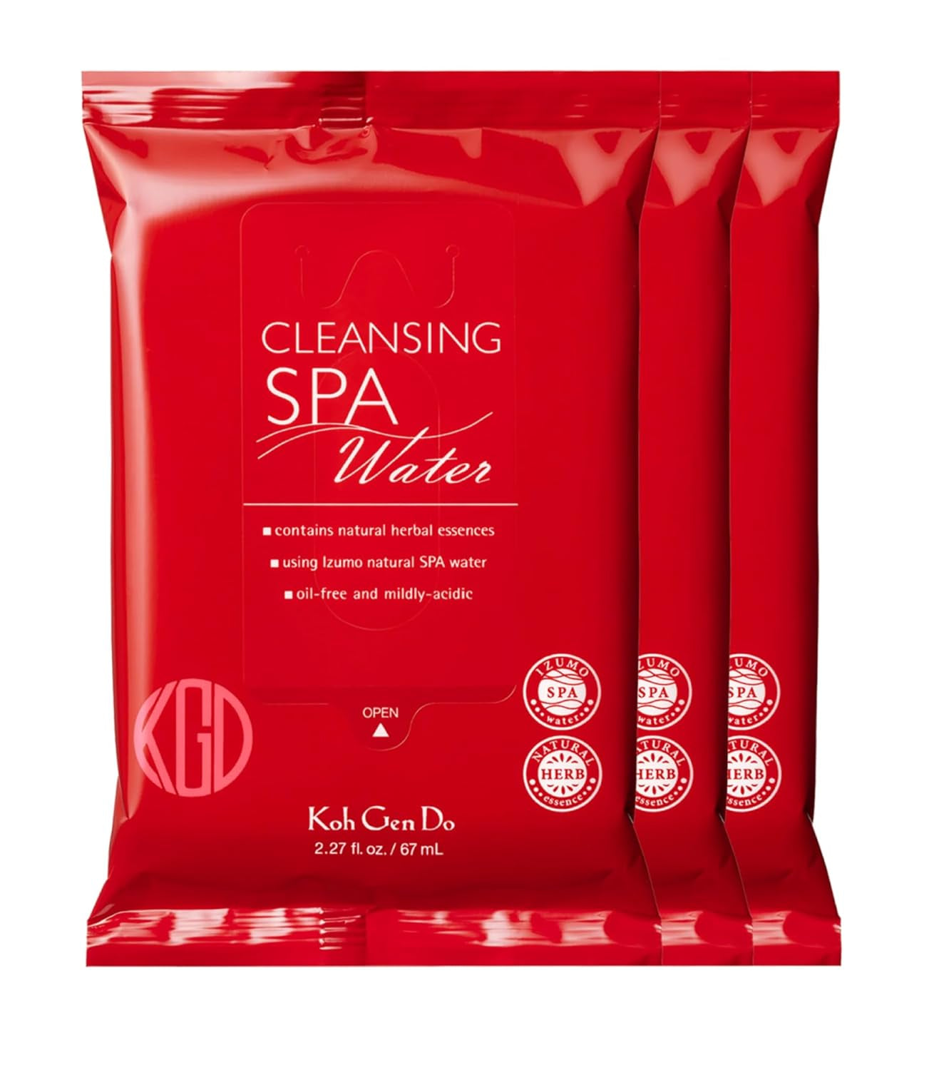 Cleansing Water Cloth Set, (Pack of 3)