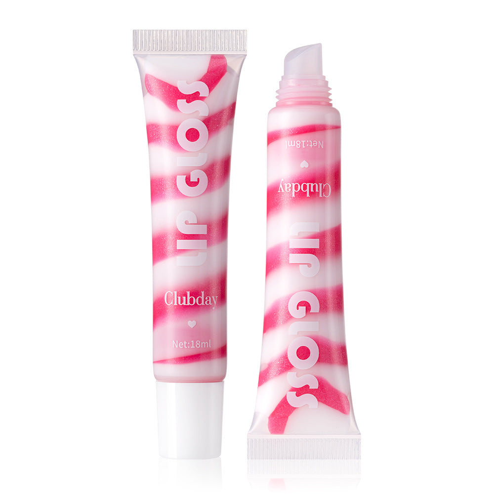Hose Pearlescent Thin And Glittering Moisturizing Fruit Flavor Lip Gloss