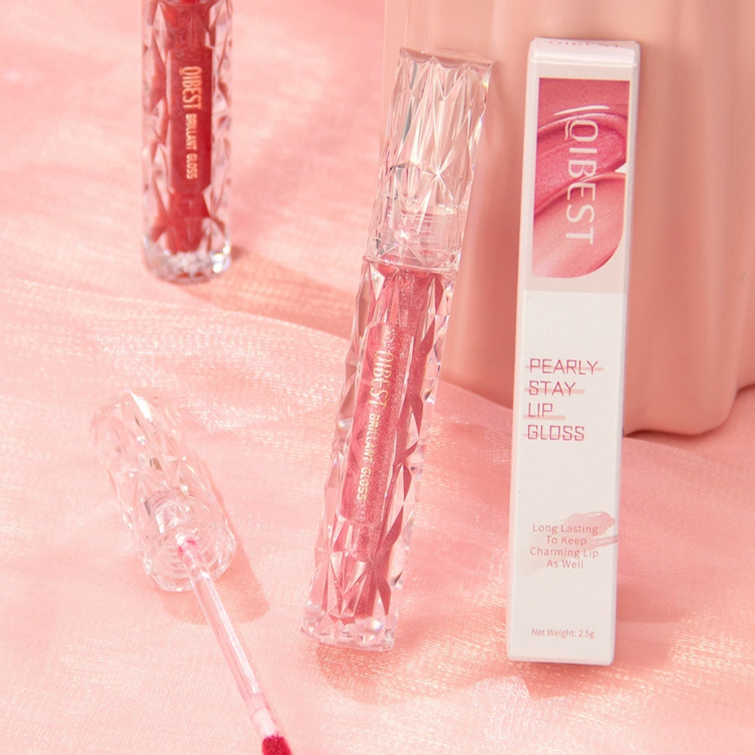 Diamond Liquid Metallic No Stain On Cup Lip Lacquer