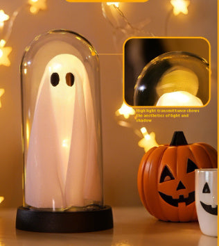 Halloween Atmosphere Decoration Desktop Ghost Small Night Lamp Ornaments
