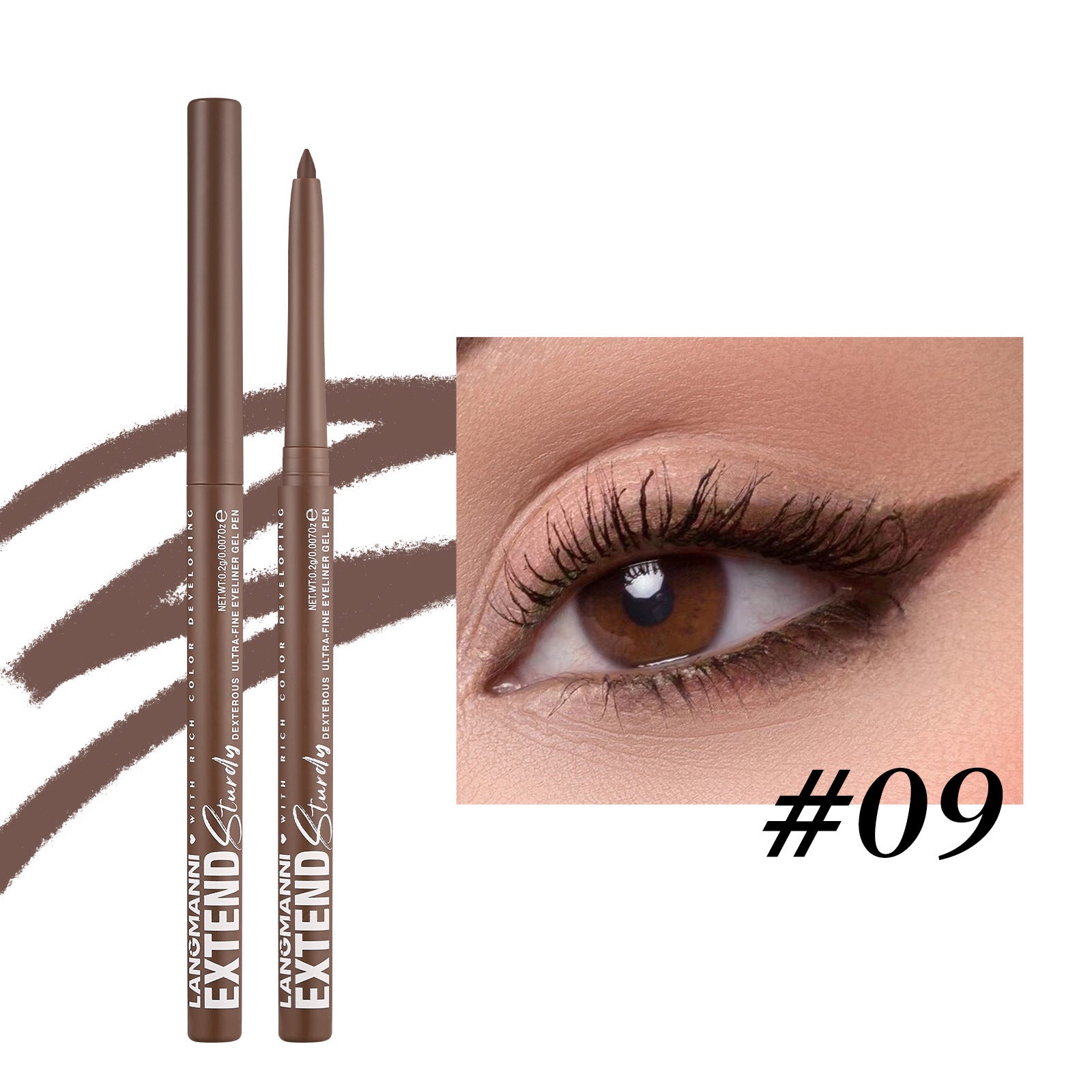 Colorful Gel Glitter Eyeliner Pencils Waterproof & Smudgeproof For Party, Halloween, Cosplay Makeup 12 Vibrant Shades