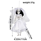 Ghost House Halloween Skeleton Bride Groom Decoration Chamber of Secrets Horror Bar Party Scene Decoration Trick Props