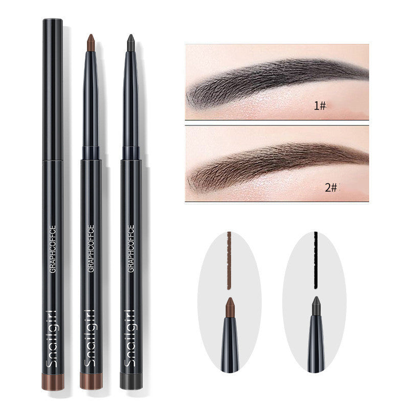 M Auto-Rotating Eyebrow Pencil, Waterproof, Sweat-Proof And Non-Dmudge Eyeliner Pencil