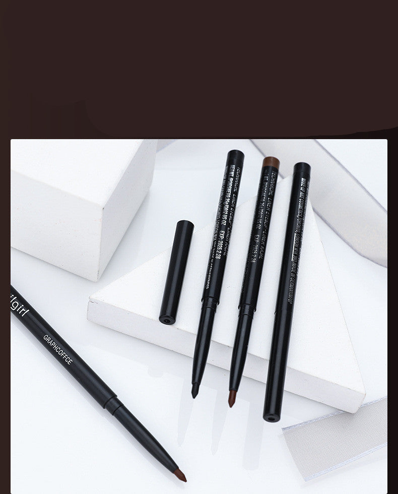 M Auto-Rotating Eyebrow Pencil, Waterproof, Sweat-Proof And Non-Dmudge Eyeliner Pencil