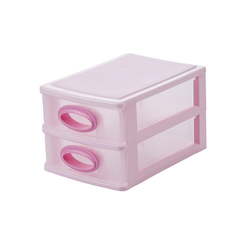 Nordic Style Transparent Multi-layer Drawer Plastic Storage Box Women Girls Bedroom Desktop Cosmetic Boxes Jewelry Organizer New