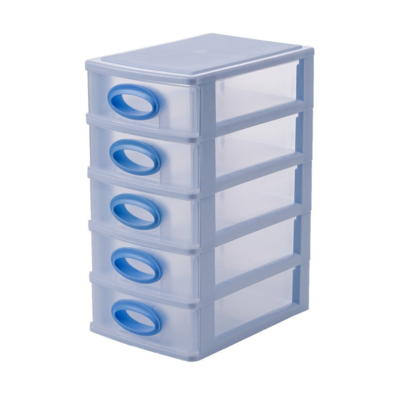 Nordic Style Transparent Multi-layer Drawer Plastic Storage Box Women Girls Bedroom Desktop Cosmetic Boxes Jewelry Organizer New