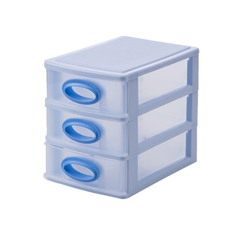 Nordic Style Transparent Multi-layer Drawer Plastic Storage Box Women Girls Bedroom Desktop Cosmetic Boxes Jewelry Organizer New