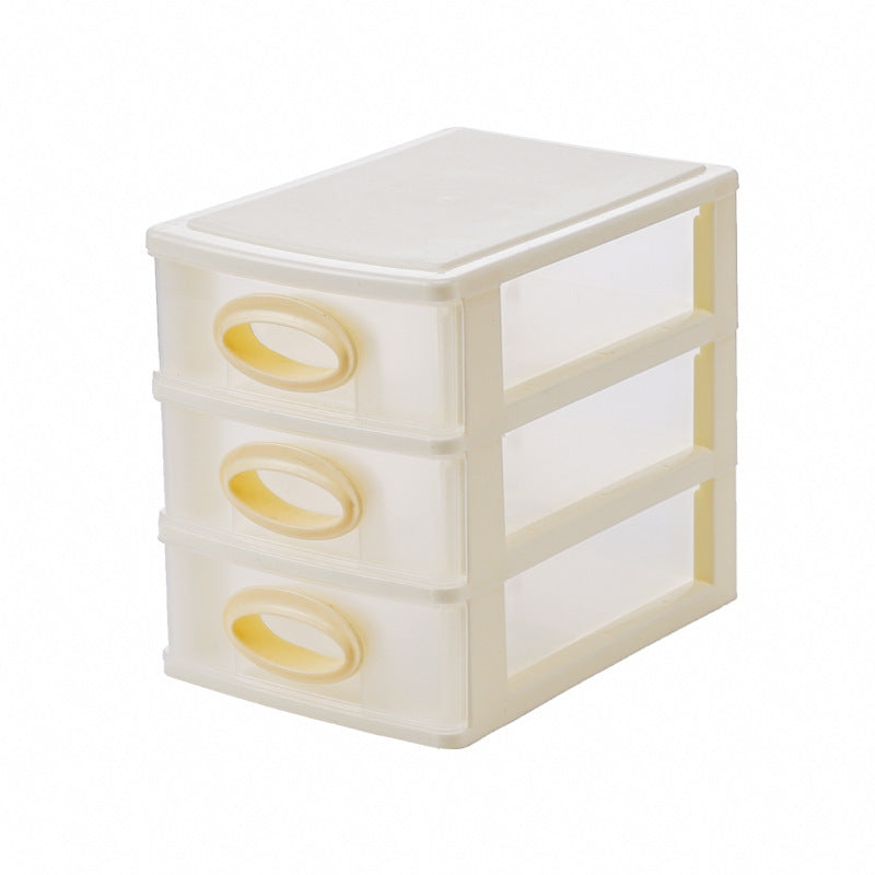 Nordic Style Transparent Multi-layer Drawer Plastic Storage Box Women Girls Bedroom Desktop Cosmetic Boxes Jewelry Organizer New