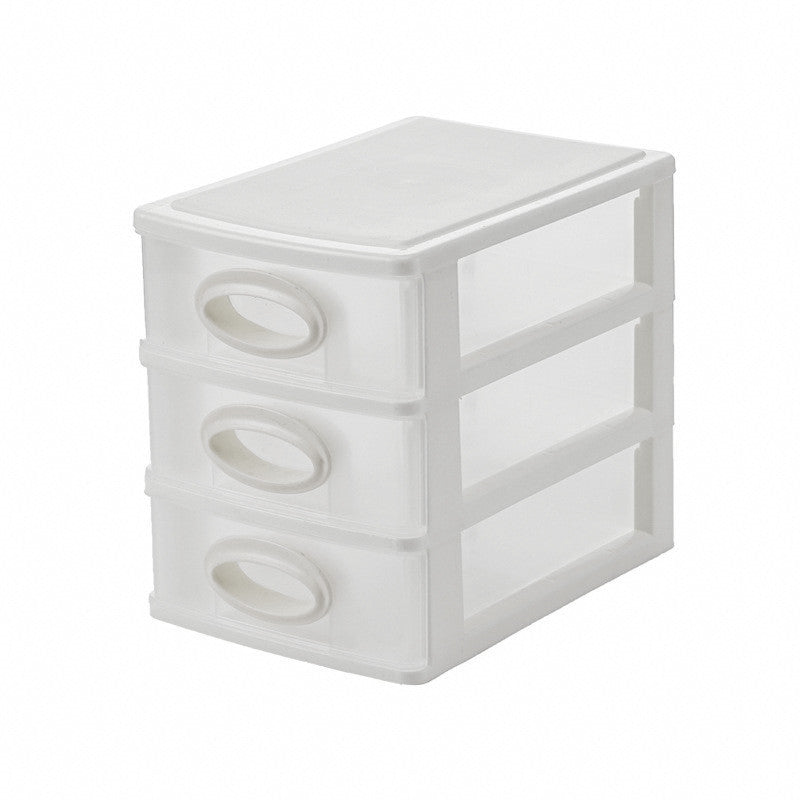 Nordic Style Transparent Multi-layer Drawer Plastic Storage Box Women Girls Bedroom Desktop Cosmetic Boxes Jewelry Organizer New