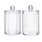 Cotton Swab Transparent Cotton Ball Makeup Remover Cotton Storage Box