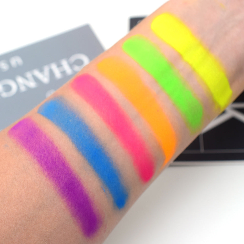 Matte Eyeshadow  Blue Red Orange Green Yellow New Stage Makeup