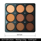 9 Colors Dark Matte Waterproof Long-lasting Natural Makeup Palette