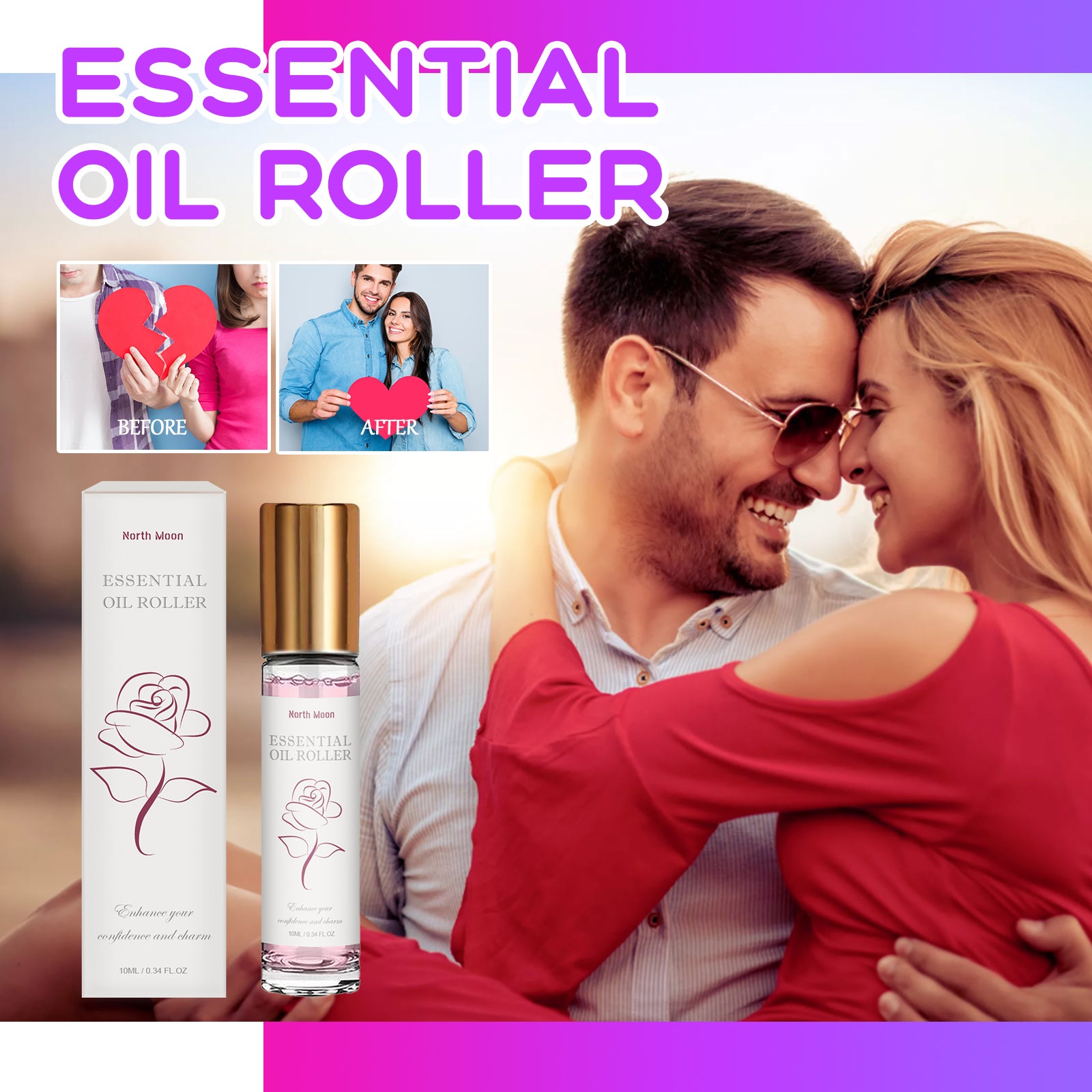 Ball Perfume, Fresh Light Fragrance Natural Lasting Fragrance Portable Niche Dating Perfume