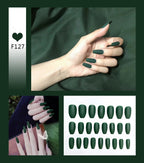 Nail Art Scrub Ballet Fake Nails