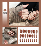 Nail Art Scrub Ballet Fake Nails