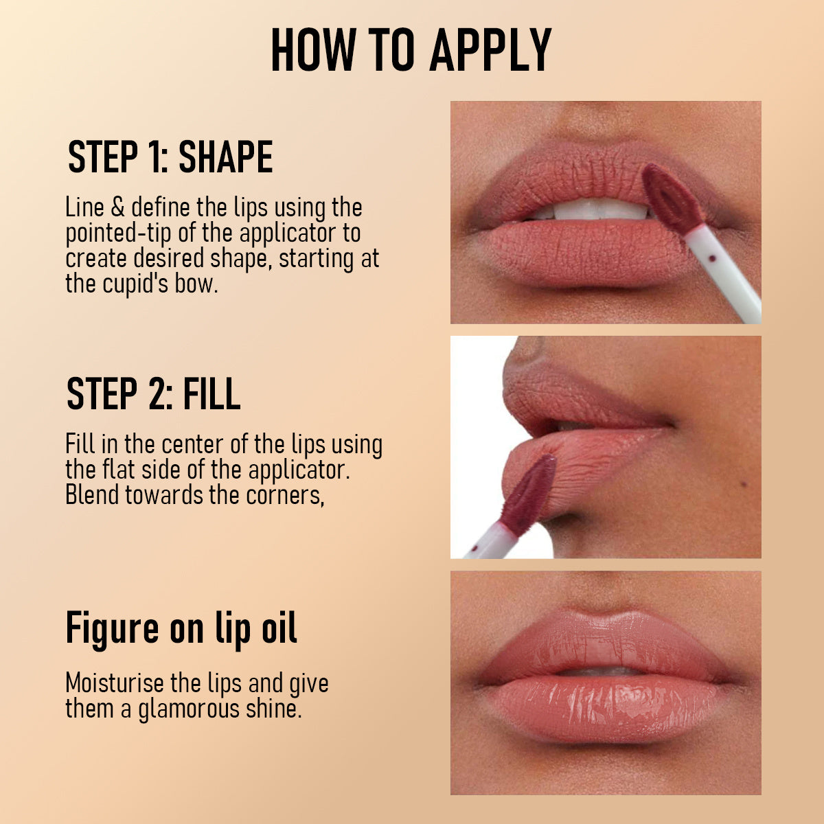 CL021 Double Head Non-stick Cup Lip Gloss