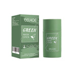 Green Tea Solid Mask, Deep Cleansing Hydrating Mask Stick Pore-Narrowing Paste Mask Stick
