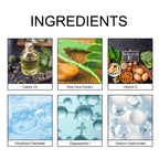 Castor Oil Mascara, Thickening & Moisturizing Natural Long Jet Black Curling Mild Mascara