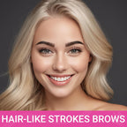 Eyebrow Pen - Eyebrow Pencil Magical 2-In-1 Eye Brow Pencils for Women with 4-Fork-Tip & Precise Brush-Tip for Natural Hair-Like Brows, Last All-Day, with Eyebrow Spoolie Brush, Black Brown