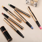 Pink Eye Shadow Stick Makeup Cosmetics Eye Brightener Stick Cream Eye Shadow Pencil Shimmer Eyeshadow Stick Set for Eye Makeup Christmas Birthday Gift for Women (Fluorescent Pink Shimmer)