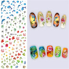 Watermark sticker decal nail sticker