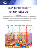 7 Colors PDT LED Light Therapy Facial Mask Rejuvenation Nano Sprayer SPA Machine