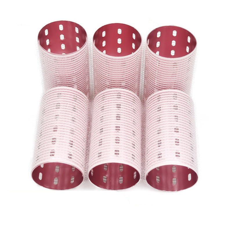 Extra-Long Aluminum Core Curling Barrels, 5x9cm Colorful Aluminum Heat-Conducting Curlers for Fluffy Bangs with USB Self-Adhesiv