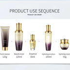 Manufacturer Wholesale Caviar Peptide Facial Care Kit Whitening anti Aging Moisturizing Repairing Skin Care Set for Women