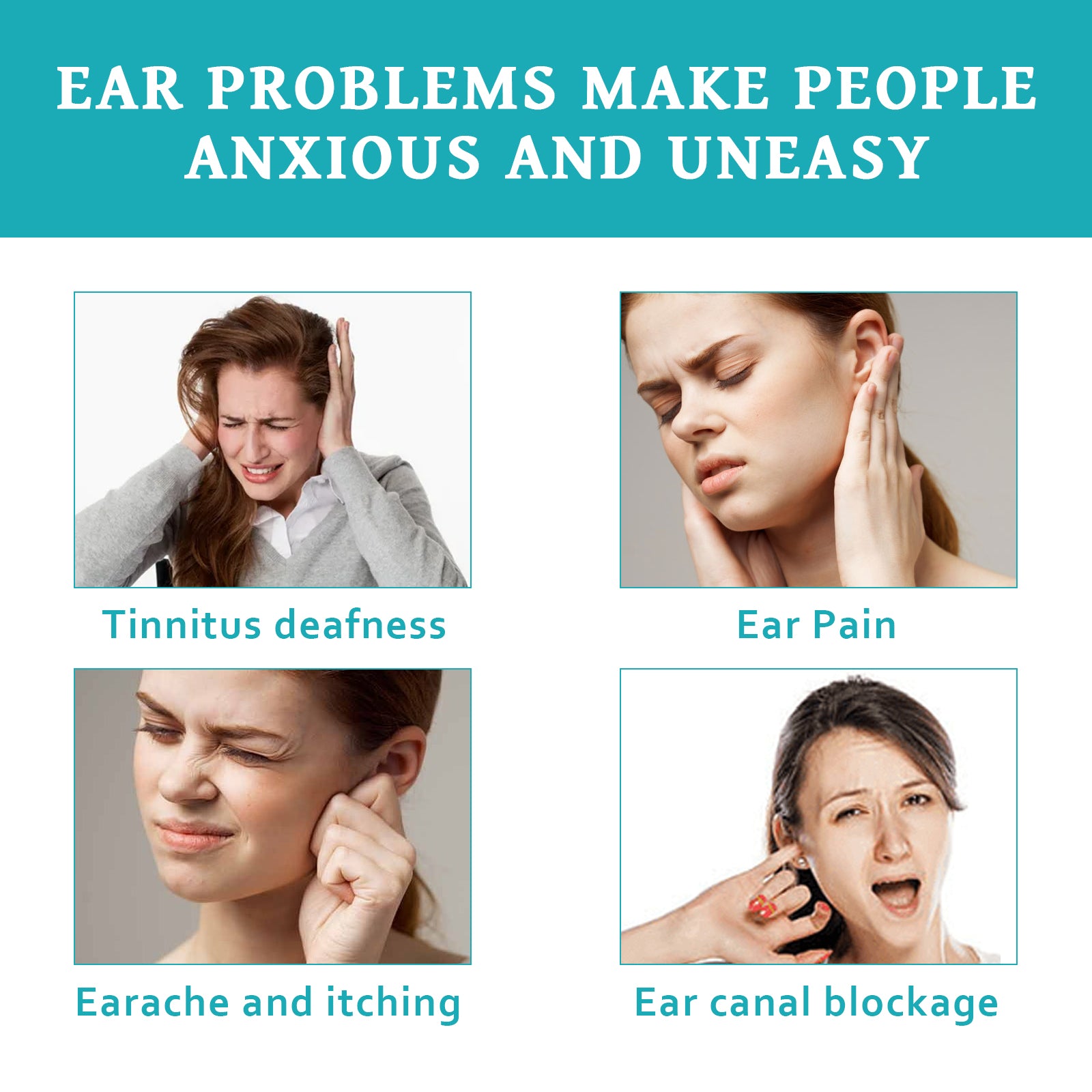 Organic Ear Protection For Ear Discomfort Clean Earwax Body Comfort Ear Massage Daily Care Drops
