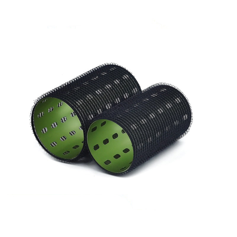 Extra-Long Aluminum Core Curling Barrels, 5x9cm Colorful Aluminum Heat-Conducting Curlers for Fluffy Bangs with USB Self-Adhesiv