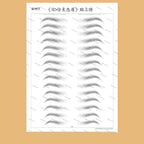 3D imitation ecological eyebrow sticker