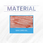 Soft Gel Nail Sticker Set Nail Paper Mini Fresh Shimmer Minimalist Soft Nail Sticker