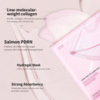 PDRN PINK COLLAGEN GEL MASK Pink Collagen facial mask Jelly Split facial mask